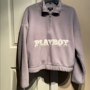 NWT PLAYBOY X PACSUN CROPPED SWEATSHIRT